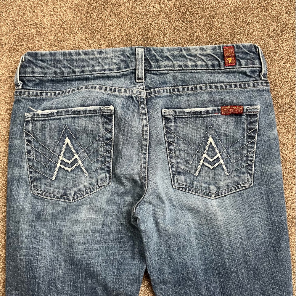 7 for All Mankind A pocket 28 Dark Blue - Picture 3 of 8